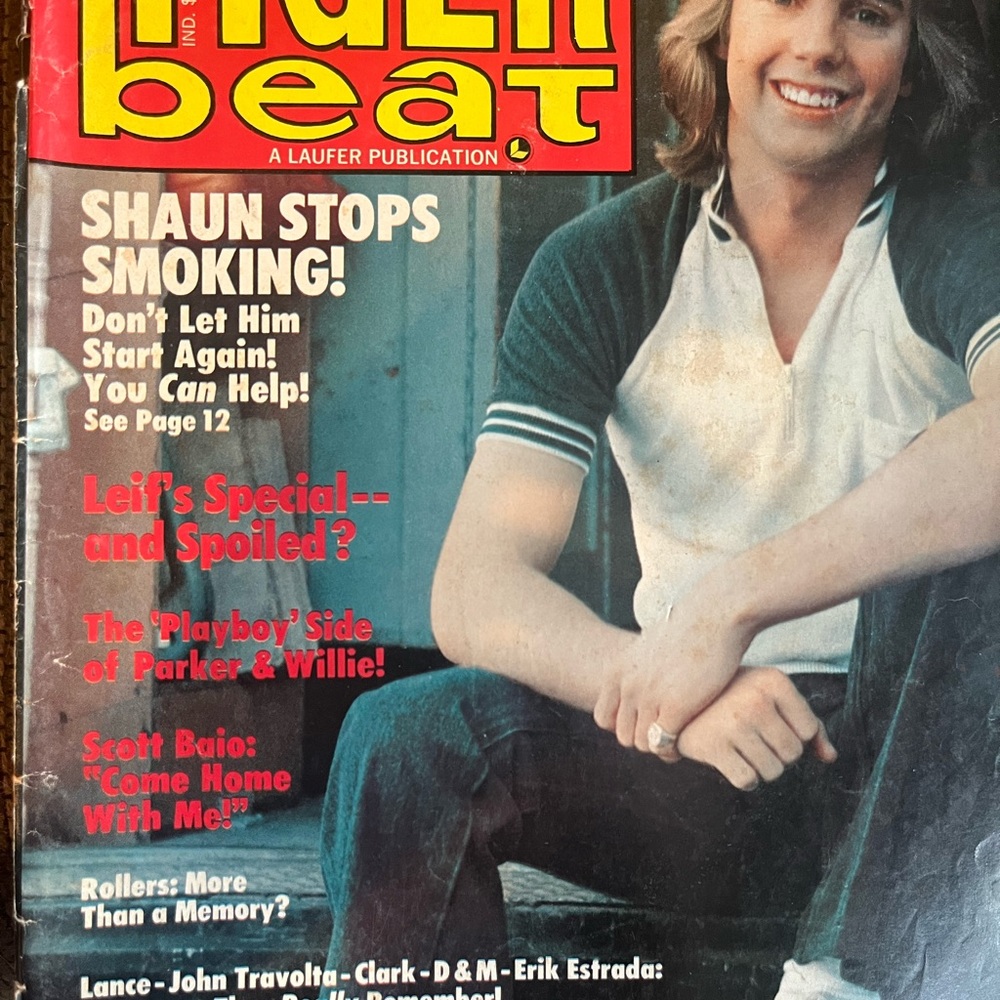 Vintage Teen Beat Magazine